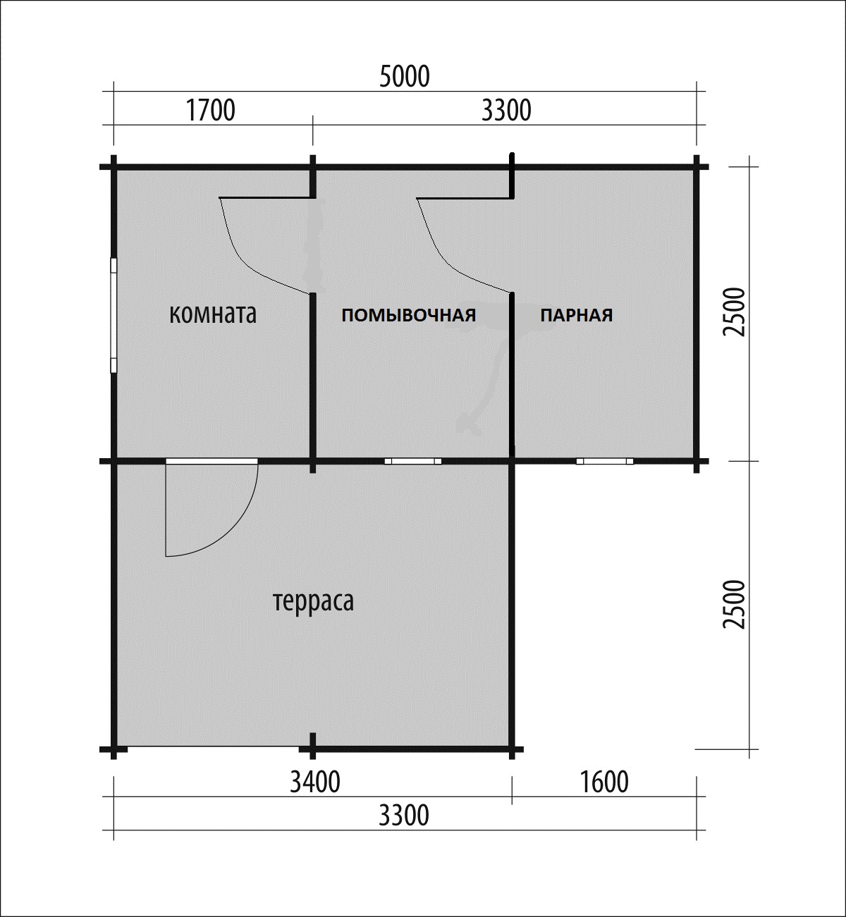 Готовые чертежи бань из бруса