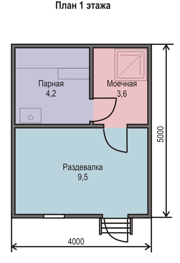 Каркасная баня 2.5 2.5 проект Проект бани 2х4 каркасная